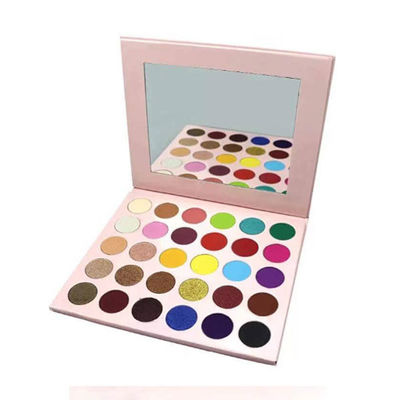 Private Label Pressed Powder 30 Color Pink Box Makeup Eyeshadow