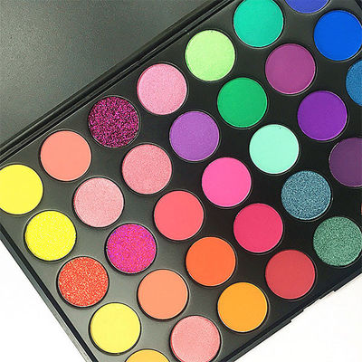 35 Color Glitter Eyeshadow Palette With Cardboard Packaging Makeup Eyeshadow