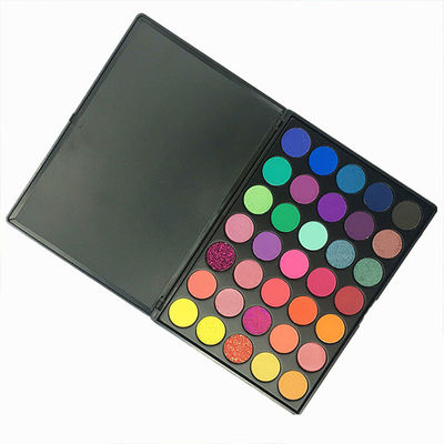 35 Color Glitter Eyeshadow Palette With Cardboard Packaging Makeup Eyeshadow