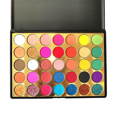 35 Colors High Pigment Private Label Custom Logo Eyeshadow Palette