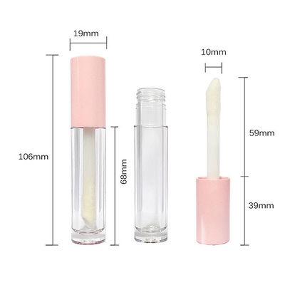 Bpa Free Red Blue ISO22716 Empty Clear Lip Gloss Tubes Private Label