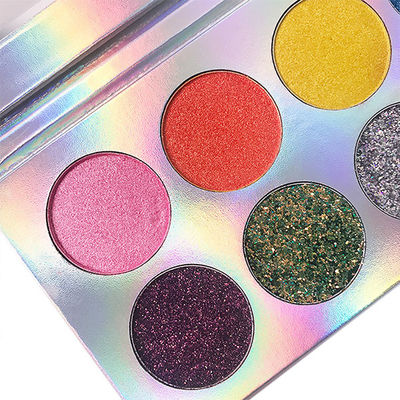 Factory New Private Label Pressed Glitter Powder 10 Color Glitter Eyeshadow Palette